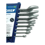 JOGO DE CHAVES FIXAS GEDORE 6‑22 MM 8 PEÇAS AÇO CROMO VANADIUM PROFISSIONAL